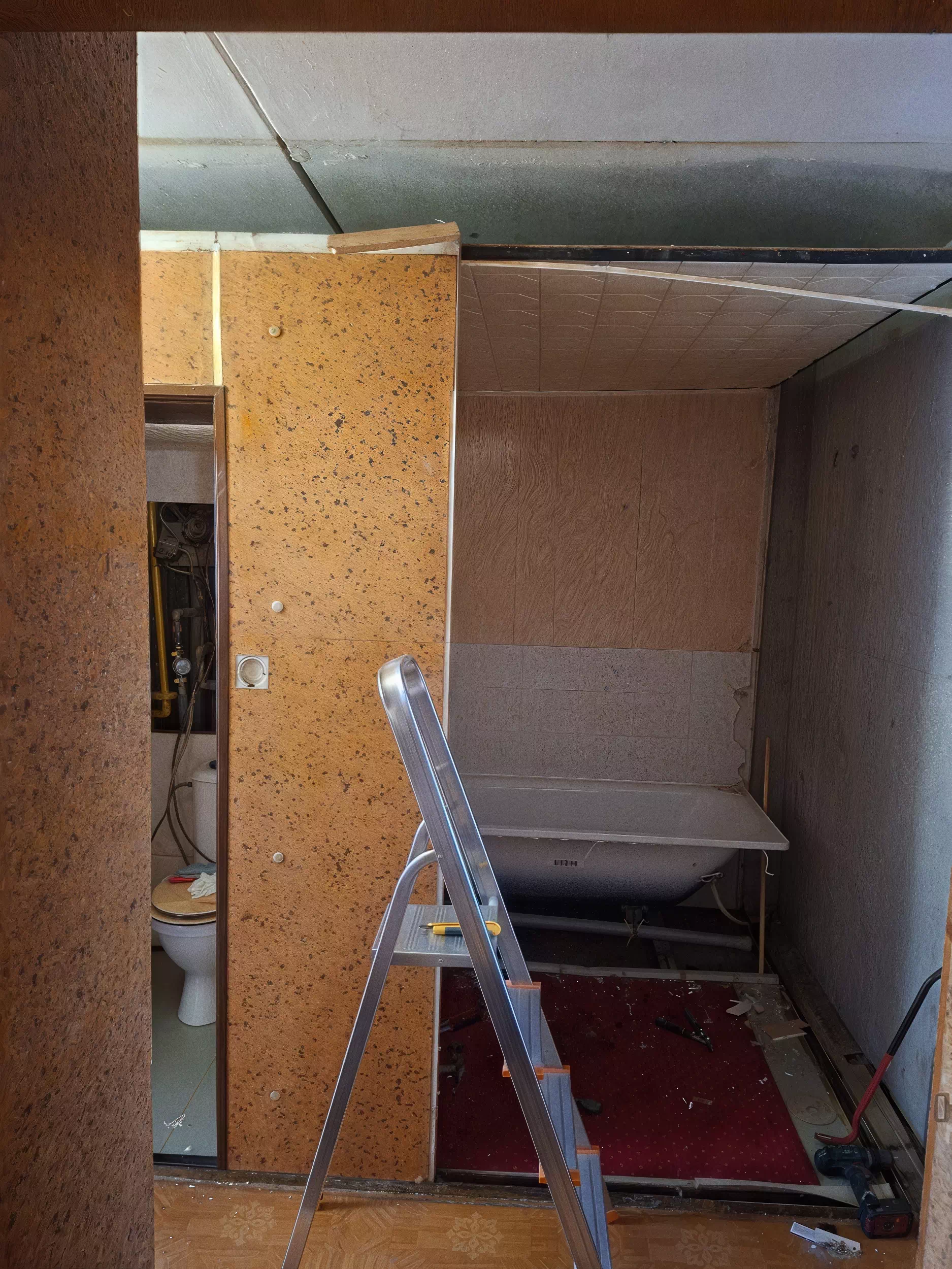 Rekonstrukce koupelny a wc - Modřany